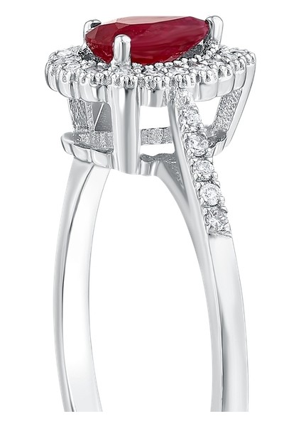 0.14 Karat Yakut Taşlı Pırlanta Yüzük indirimleri