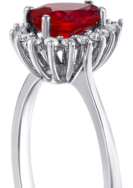 0.12 Karat Yakut Taşlı Pırlanta Yüzük indirimleri