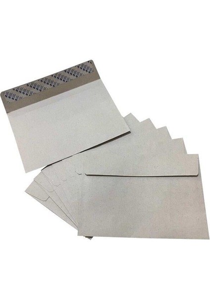 Zarf Mektup Kraft 114X162 mm Silikonlu 90 gr 500'LÜ Kutu