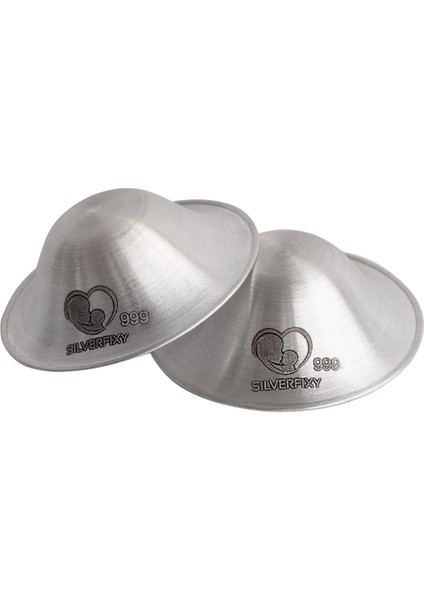 XL Gümüş Kapak 999 Ayar El Işçiliği – Göğüs Ucu Koruyucu- Yara Kalkanı