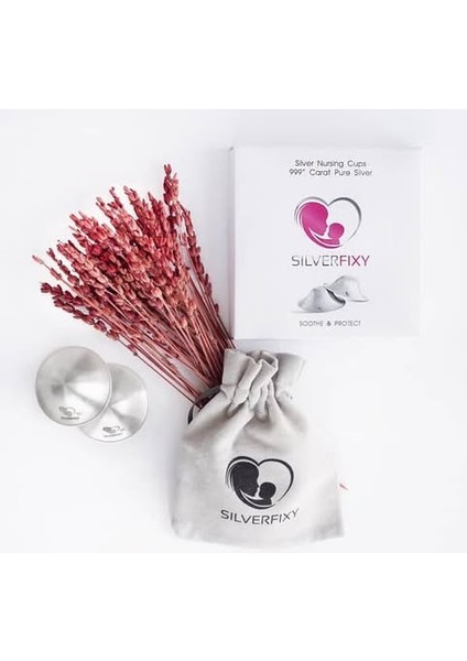 XL Gümüş Kapak 999 Ayar El Işçiliği – Göğüs Ucu Koruyucu- Yara Kalkanı