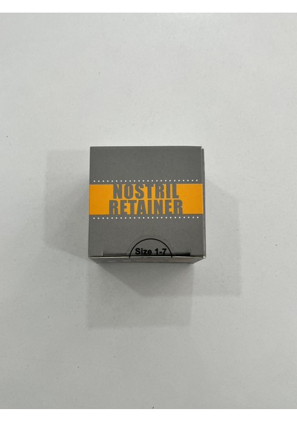 Nostril Retainer Burun Deliği Şekillendirici No 8(Orjinal Ürün) 3M burun Bandı Hediye modelleri