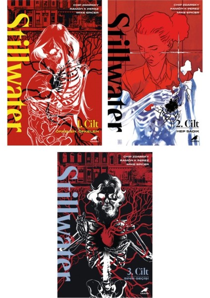 Stillwater 1-2-3 Çizgi Roman Seti / Öfkelen,öfkelen / Hep Sadık / Sınır Geçişi