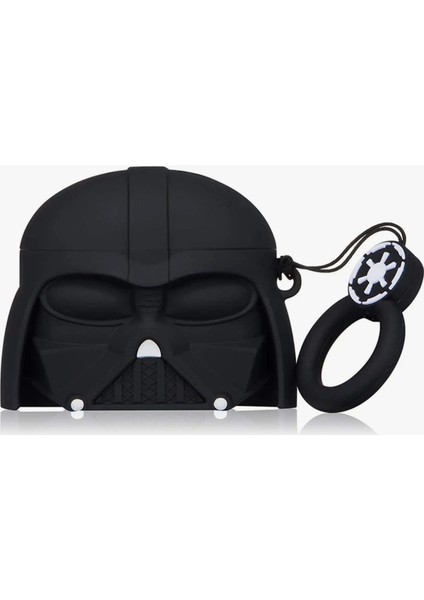 Apple Airpods Pro 3. (2025) Nesil ile Uyumlu Figürlü Kılıf+Kanca