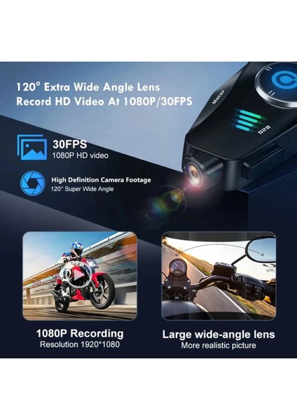 Q28 Motosiklet Kask Bluetooth Kulaklık 1080P Kamera Interkom Kulaklık Su Geçirmez Intercom fırsatları