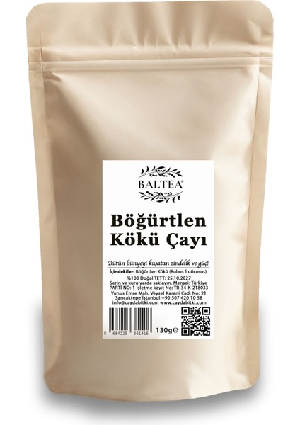 Böğürtlen Kökü Çayı 130G fiyatları