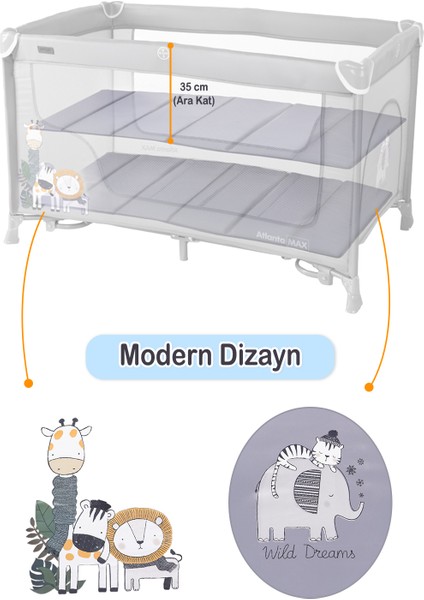 Atlanta Oyun Parkı 70 x 120 cm 8046 modelleri