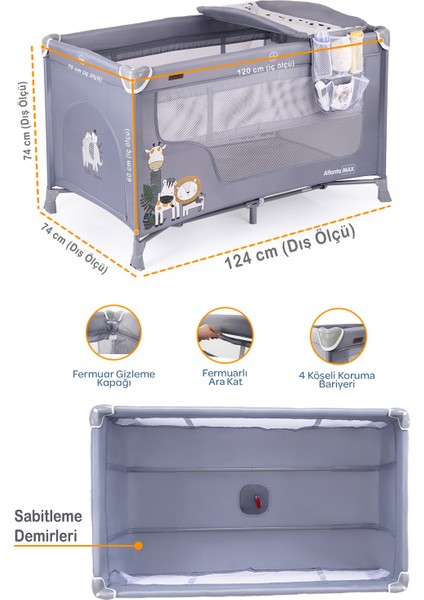 Atlanta Oyun Parkı 70 x 120 cm 8046