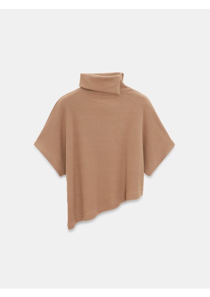 32239 Asimetrik Kesim Boğazlı Top-Vizon