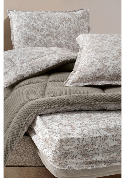 Cloudiva Uyku Seti Bambu | Wellsoft Çift Taraflı Yorgan - Yastık Kılıfı - Lastikli Çarşaf fiyatları