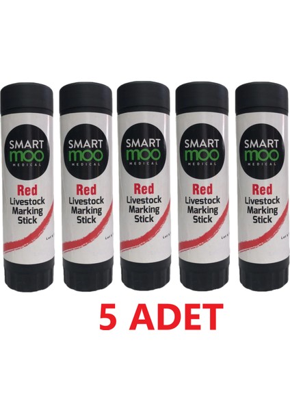 Hayvan Işaretleme Kalemi Kırmızı 5 Li Raidex Üretim