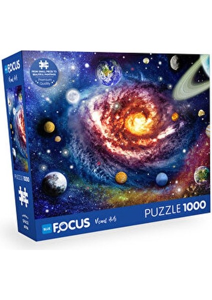 Blue Focus 1000 Parça Puzzle - Space (Uzay)