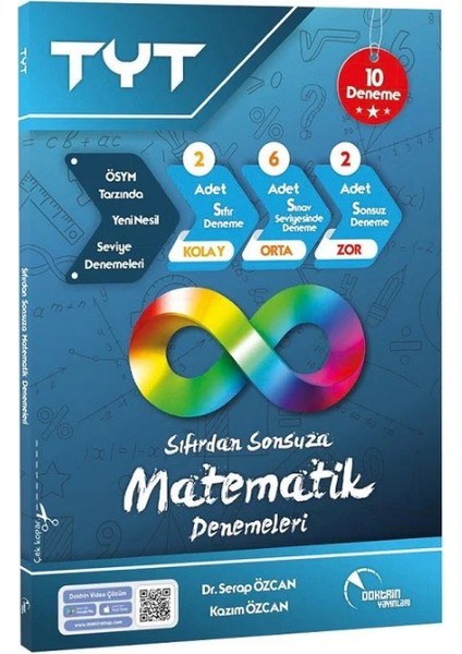 ve Doktrin 2026 Sıfırdan Sonsuza Tyt Matematik Denemeleri + 1 Tyt Deneme Hediyeli modelleri