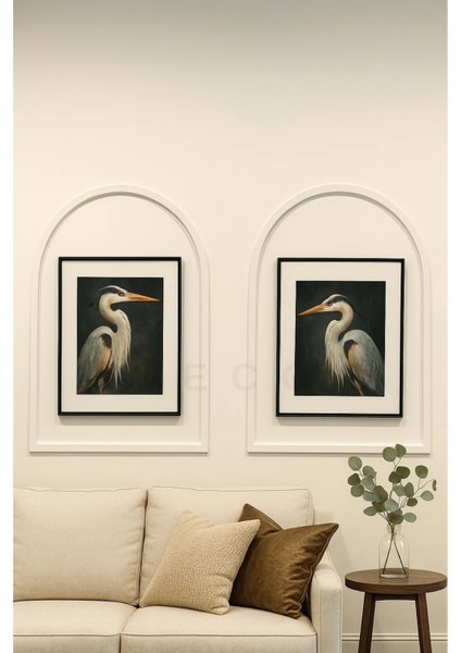 Dekoratif Ahşap Duvar Çerçeve Paneli Seti – Modern Kendin Yap Çerçeve Kiti