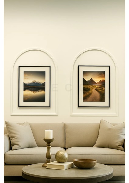 Dekoratif Ahşap Duvar Çerçeve Paneli Seti – Modern Kendin Yap Çerçeve Kiti modelleri