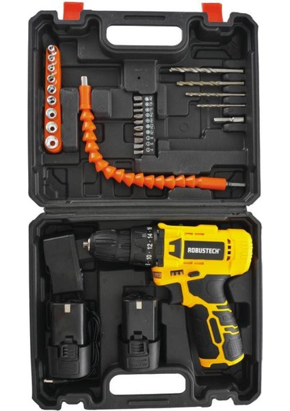 Rbt - C12-2S 2 Vites 12V-1,3AH 28 Parça Çift Akü Vidalama Matkap - 9841321-1923