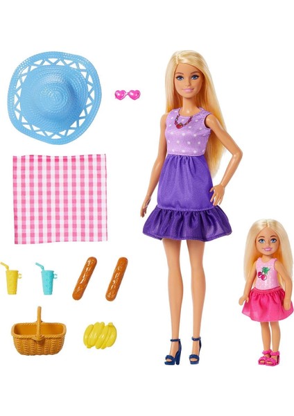 JBF43 Barbie Malibu ve Chelsea ve Aksesuarları modelleri