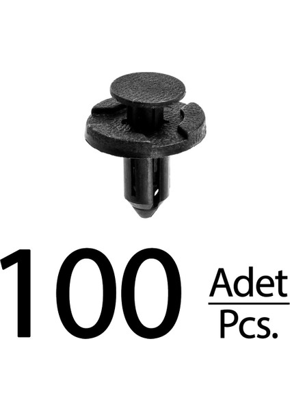 Nissan Için Ön Tampon ve Far Klips - 100 Adet