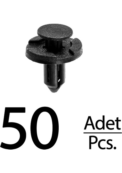 Nissan Için Ön Tampon ve Far Klips - 50 Adet