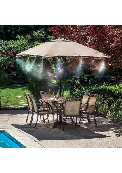 Buffer® 10 Metre Kendin Yap Balkon Veranda Çardak Kamelya Sulama Serinletme ve Nemlendirme Sistemi