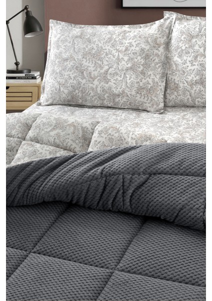 Cloudiva Uyku Seti Bambu | Wellsoft Çift Taraflı Yorgan - Yastık Kılıfı - Lastikli Çarşaf modelleri