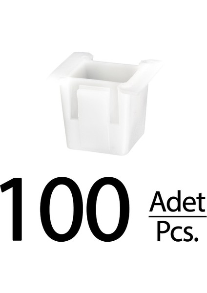 Opel Corsa B Için Far Tutucu Kılavuz Burç Klips - 100 Adet