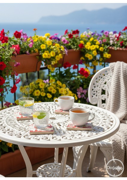 El Yapımı !!! Sınırlı Stok.... 10X10 Traverten Eskitme Taş –4’lü Dekoratif Set (Bardak Altlığı / Sunum Taşı / Dekor Taşı) indirimleri