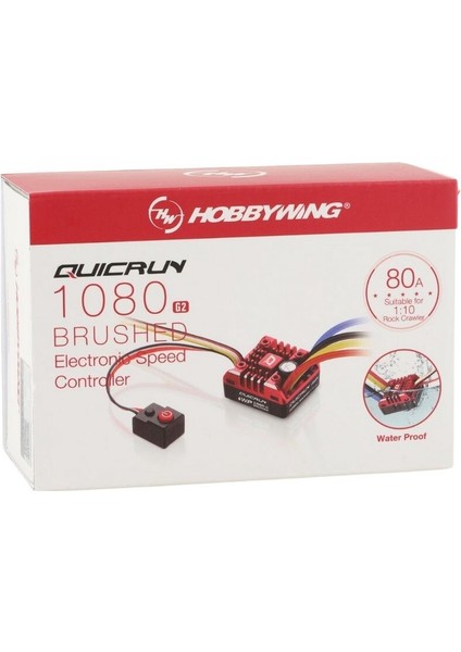 Quicrun QR-1080 80A Su Geçirmez Esc - T Plug fiyatları