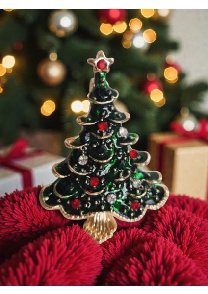 Yeni Yıl Temalı Hediye Seti (Yeni Yıl Kolye,metal Kutulu Mum,şans Bilekliği)