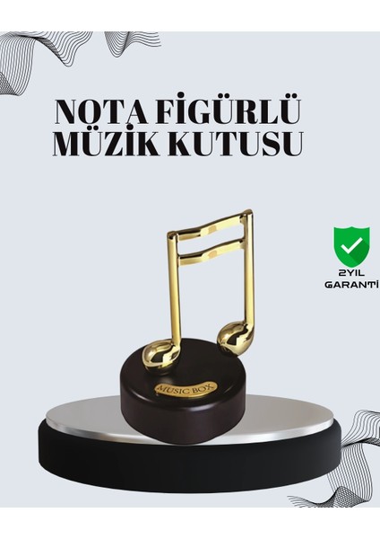 Nota Figürü Müzik Kutusu Melodious Model