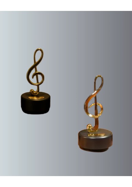 Altın Sol Anahtarı Müzik Kutusu Döner Mekanizmalı modelleri