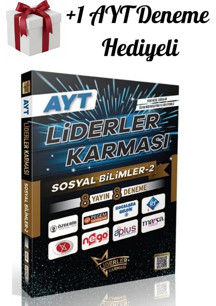 2026 Ayt Sosyal Bilimler-2 8 Yayın 8 Deneme + 1 Ayt Deneme Hediyeli