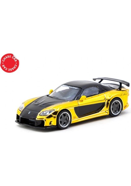 Tarmac Works 1/64 Mazda Rx-7 Veilside Fortune7 Yellow / Black fiyatları