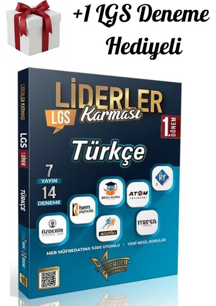 2026 Lgs 1.dönem Dil Bilgisi 7 Yayın 14 Deneme + 1 Lgs Deneme Hediyeli