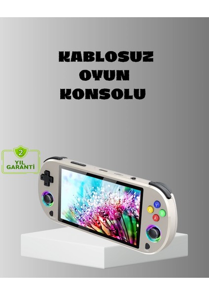 Hd Çıkış Destekli Taşınabilir Oyun Konsolu – 5 Inç IPS Ekran, Rgb Işıklı