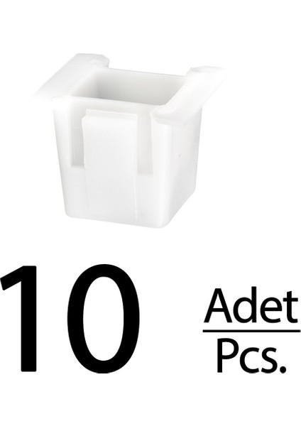 Opel Corsa B Için Far Tutucu Kılavuz Burç Klips - 10 Adet