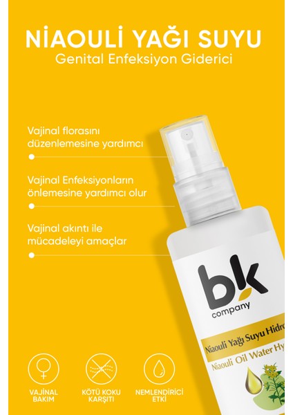 Niaouli Yağı Suyu Avantaj Boy 150 ml - Genital Giderici Ve Koku Önleyici Sprey fiyatları