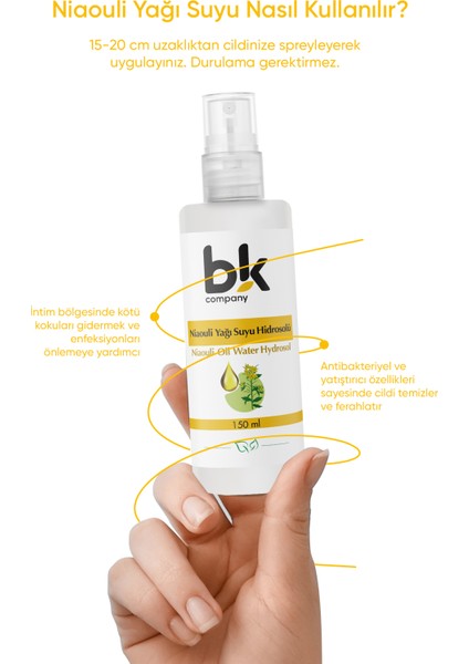 Niaouli Yağı Suyu Avantaj Boy 150 ml - Genital Giderici Ve Koku Önleyici Sprey modelleri