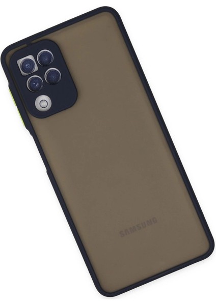 Samsung Galaxy A22 Kılıf Montreal Silikon Kapak - Lacivert modelleri