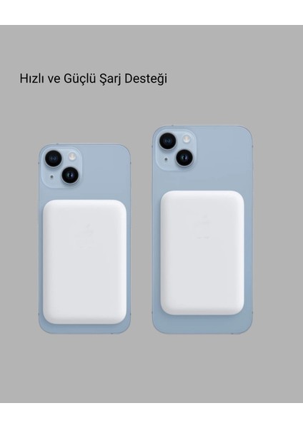 Magsafe 15W Kablosuz Hızlı Şarj, Lightning Girişli Taşınabilir Batarya modelleri