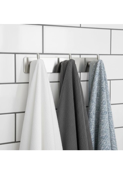 Askılık Yapışkanlı ve Vidalı Çubuklu Üçlü Krom modelleri