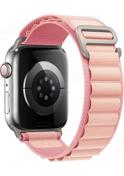 Apple Watch 42MM Mountain Kordon - Pembe