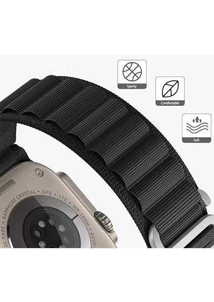 Apple Watch 42MM Mountain Kordon - Pembe fırsatları