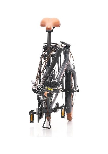 Flexı 121 Katlanır Bisiklet 350H V 20 Jant 21 Vites Mat Haki Siyah Bakır fiyatları