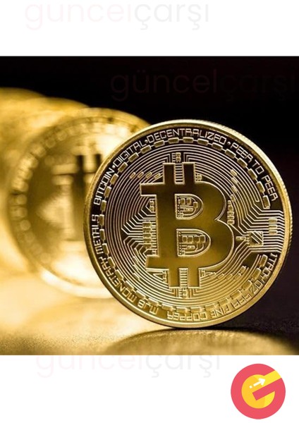 Bitcoin Madeni Hatıra Parası, Btc Altın Rengi Hediye Sikke Para, Kutulu Koleksiyon Parası fırsatları