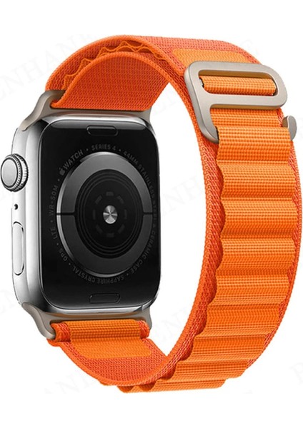 Apple Watch 42MM Mountain Kordon - Turuncu