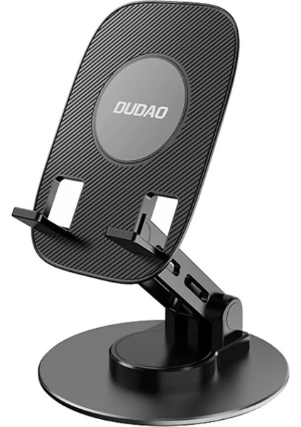 F17S Masaüstü Telefon Tutucu Döner Tabanı Alüminyum Paslanmaz Çelik Katlanabilir