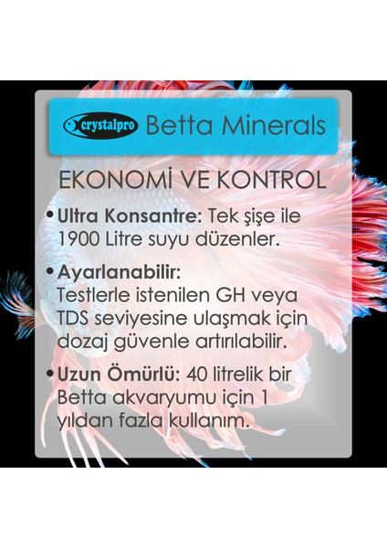 Betta Minerals Mineral Katkısı 125ml modelleri