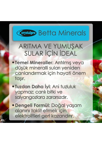 Betta Minerals Mineral Katkısı 125ml fırsatları