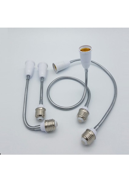 Lamba / Duy Uzatma 40 cm Metal 360 Derece Esnek Bükülebilir E27 To E27 modelleri